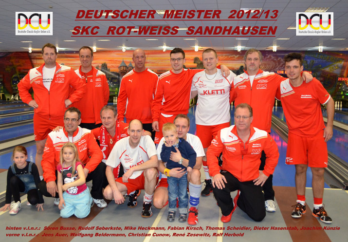 RW Sandhausen Deutscher Meister 2013 RW Sandhausen Deutscher Meister 2013