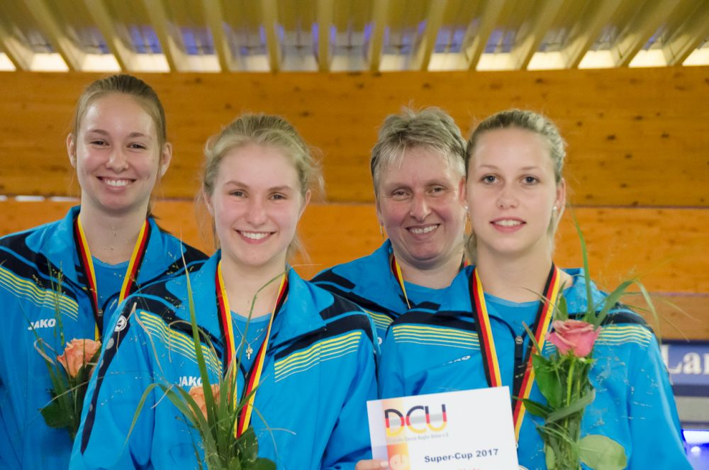 2. Platz beim 3. DCU Super-Cup der Frauen: DSKC Frisch Auf Leimen