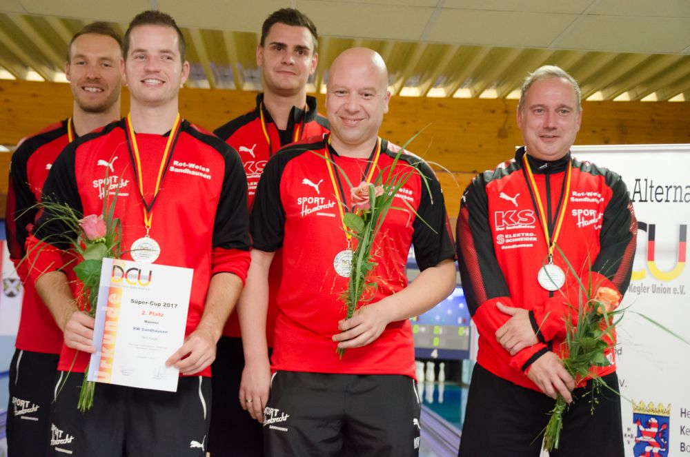 2. Platz beim 3. DCU Super-Cup der Männer: RW Sandhausen